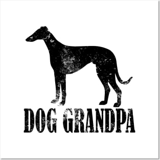 Whippet Dog Grandpa Posters and Art